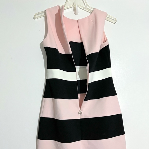 Tommy Hilfiger Colorblock Sleeveless Round Neck Scuba Sheath Dress - Picture 5 of 8